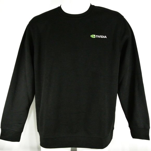 NVIDIA Tech Employee Uniform Black Sweatshirt NWT Size M Medium - Picture 1 of 13